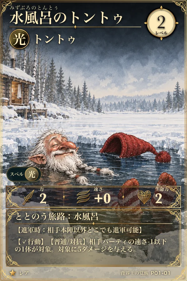 カード「水風呂のトントゥ」